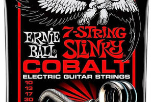 Струны для электрогитары Ernie Ball 2730 7-String Cobalt Slinky Electric Guitar Strings 10/62