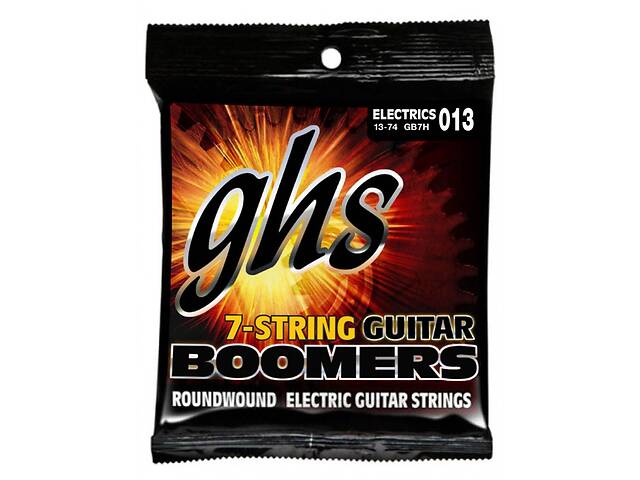 Струны для электрогитары GHS GB7H Boomers Heavy Electric Guitar 7-Strings 13/74