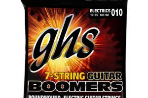 Струны для электрогитары GHS GB7M Boomers Medium Electric Guitar 7-Strings 10/60