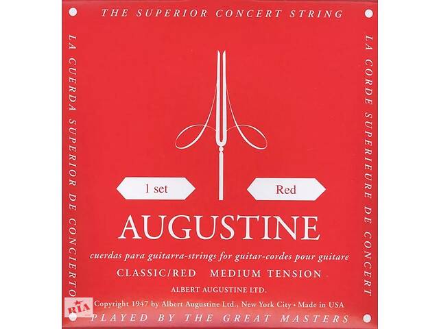 Струны для классической гитары Augustine Classic/Red Label Classical Guitar Strings Medium Tension