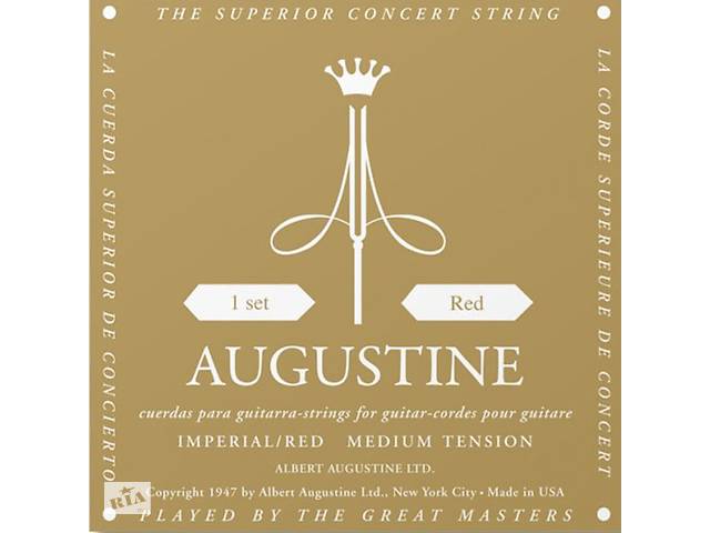 Струны для классической гитары Augustine Imperial/Red Classical Guitar Strings Medium Tension