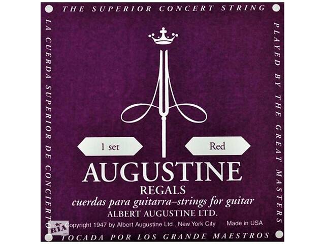 Струны для классической гитары Augustine Regal/Red Label Classical Guitar Strings Medium Tension