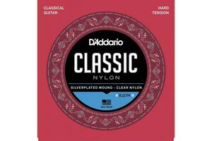 Струны для классической гитары D'Addario EJ27H Student Nylon Classical Strings Hard Tension
