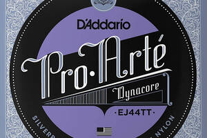 Струны для классической гитары D'Addario EJ44TT Classical Silverplated Wound Titanium Nylon Extra Hard Tension