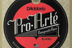 Струны для классической гитары D'Addario EJ45C Classical Silverplated Wound Nylon Normal Tension