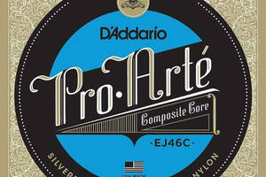 Струны для классической гитары D'Addario EJ46C Classical Silverplated Wound Nylon Hard Tension