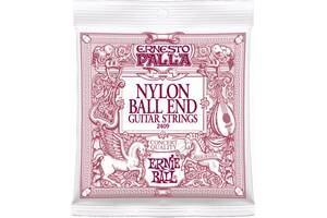 Струны для классической гитары Ernie Ball 2409 Ernesto Palla Nylon Black & Gold Classical Guitar Strings (Ball End)