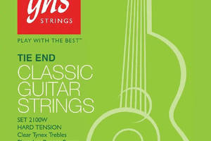 Струны для классической гитары GHS 2100W Tie End Classic Guitar Strings Hard Tension