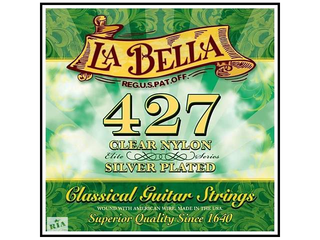 Струны для классической гитары La Bella 427 Pacesetter Elite Clear Nylon Classical Guitar Strings