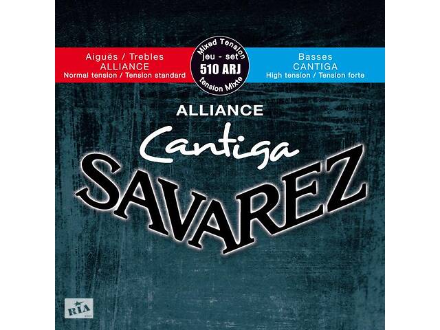Струны для классической гитары Savarez 510ARJ Alliance Cantiga Classical Strings Mixed Tension