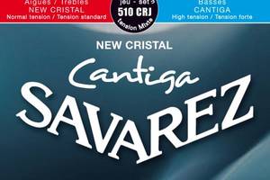 Струны для классической гитары Savarez 510CRJ New Cristal Cantiga Classical Strings Mixed Tension