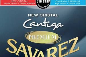 Струны для классической гитары Savarez 510CRJP New Cristal Cantiga Classical Strings Mixed Tension