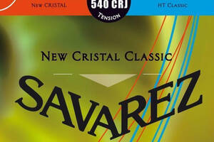 Струны для классической гитары Savarez 540CRJ New Cristal Classical Guitar Strings Mixed Tension