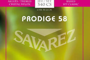 Струны для классической гитары Savarez 540CS Prodige 58 Classical Guitar Strings 58/64 cm