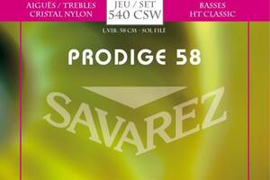 Струны для классической гитары Savarez 540CSW Prodige 58 Classical Guitar Strings 58 cm