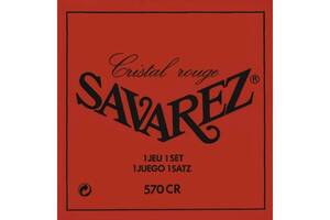 Струны для классической гитары Savarez 570CR Cristal Soliste Classical Guitar Strings Normal Tension