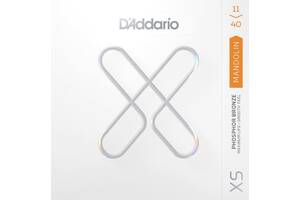 Струны для мандолины D'Addario XSM1140 Phosphor Bronze Medium Mandolin Strings 11/40