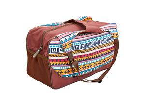 Сумка для фитнеса и йоги Yoga bag KINDFOLK FI-8366-1 размер 19х50х33см Оранжевый-голубой (AN0682)