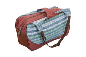 Сумка для фитнеса и йоги Yoga bag KINDFOLK FI-8366-3 размер 19х50х33см Серый-синий (AN0684)