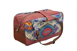 Сумка для фитнеса и йоги Yoga bag KINDFOLK FI-8366-4 размер 19смх50х33см Темно-синий-фиолетовый (AN0685)