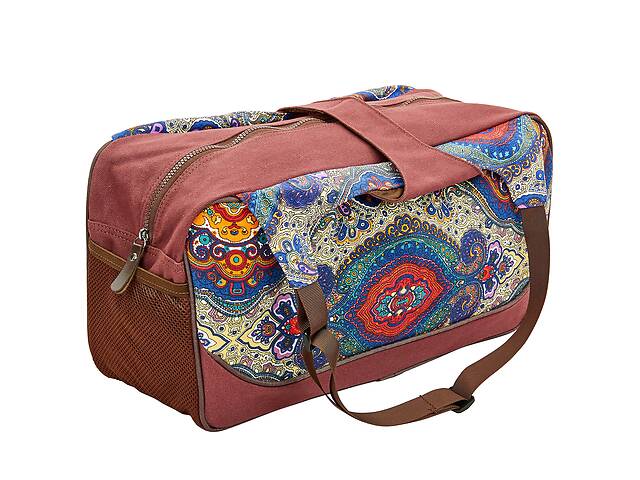 Сумка для фитнеса и йоги Yoga bag KINDFOLK FI-8366-4 размер 19смх50х33см Темно-синий-фиолетовый (AN0685)