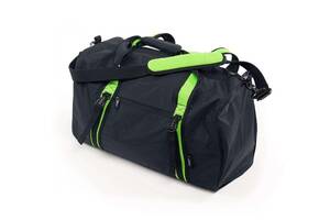 Сумка для йоги Yoga & Sports Bag Bodhi 52x25x30 см черный/зеленый