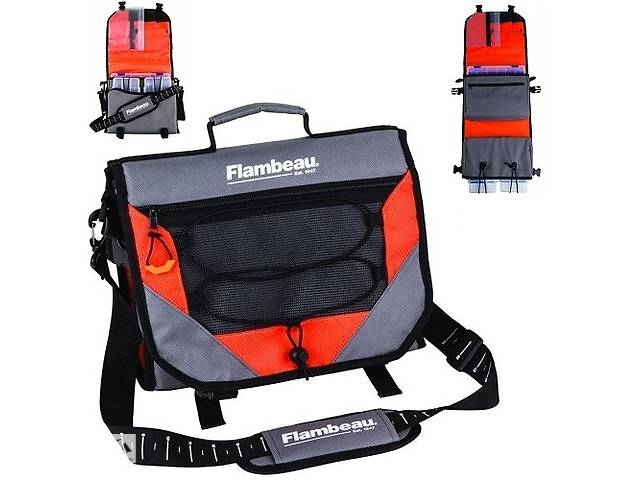 Сумка рыболовная с коробками Flambeau Ritual 43S ON-THE-FLY SATCHEL R43S