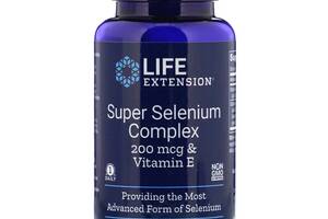 Супер Комплекс Селен, Super Selenium, Life Extension, 100 Вегетарианских Капсул