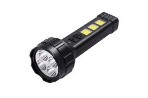 Светодиодный аккумуляторный фонарик SUN yd-658-4 с COB USB зарядкой 4 LED