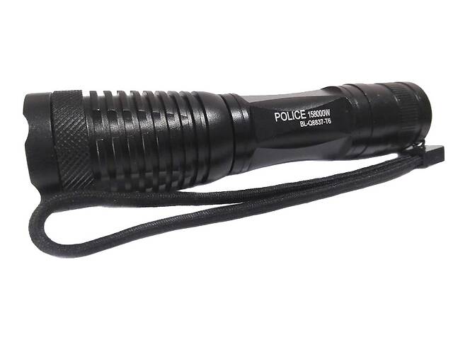 Светодиодный фонарь X-Balog Police BL-Q8837-T6 на аккумуляторе Черный