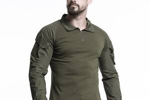 Тактическая рубашка Lesko A655 размер XXXL Зеленый (4256-12627)