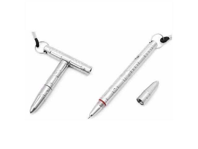 Тактическая ручка Bellyde TP-2 Серебристый (100135)