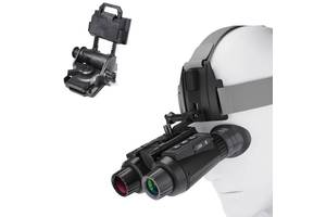Тактичний бінокль нічного бачення NV8300 Super Light HD до 300 м + кріплення FMA L4G24 на шолом + карта 64Гб