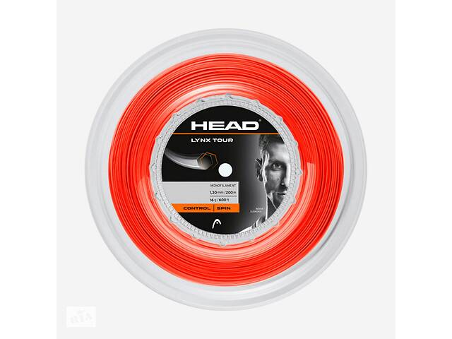 Теннисные струны Head Lynx Tour Orange 200 m 1,25 mm