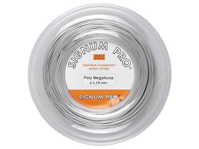 Теннисные струны Signum Pro Poly Megaforce 200 м Серый (114-0-1)
