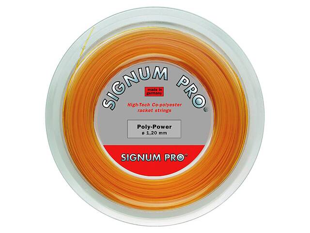 Теннисные струны Signum Pro Poly Power 200 м Оранжевый (117-0-2)