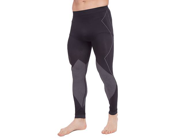 Термобелье мужское нижние длинные штаны (кальсоны) Zelart CO-2196 XLЧерный
