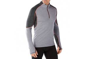 Термофутболка Smartwool PhD Light 1/4 Zip Light Grey XL Smart Wool (1033-SW 14014.039-XL)