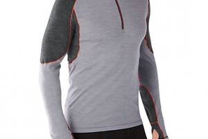 Термофутболка Smartwool PhD Light 1/4 Zip Light Grey XL Smart Wool (1033-SW 14014.039-XL)