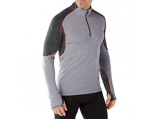 Термофутболка Smartwool PhD Light 1/4 Zip Light Grey XL Smart Wool (1033-SW 14014.039-XL)