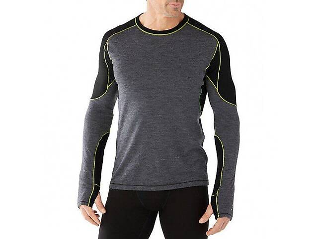 Термофутболка Smartwool PhD Light Long Sleeve Charcoal S Smart Wool (1033-SW 14013.003-S)