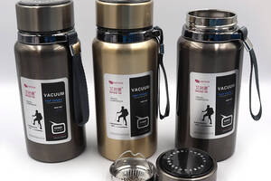 Термокухоль вакуумний 750 мл металевий 'Good' для кави та чаю термос туристичний термос 20 х 8 х 8 см