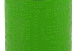 Термос-бутылка Ofenbach Elegance 480мл с силиконовой зеленой вставкой