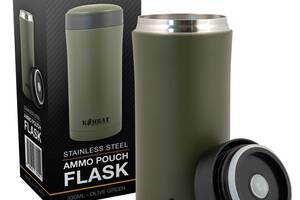 Термос Kombat UK Ammo Pouch Flask 330 мл (1000-kb-af-olgr)