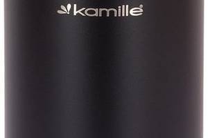 Термос пищевой Kamille Merikano, 1000мл из нержавеющей стали, черный