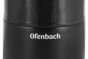 Термос пищевой Ofenbach 800мл из нержавеющей стали, черный