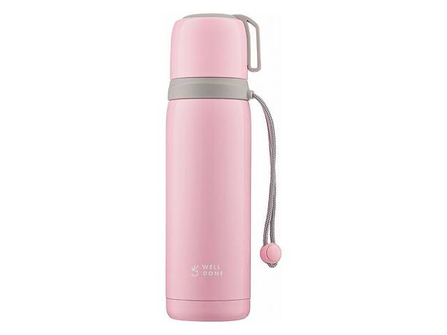 Термос из нержавеющей стали 500 мл Well Done WD-7025P Light Pink