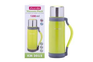 Термос из нержавеющей стали light green 1.2л KL225814 Kamille