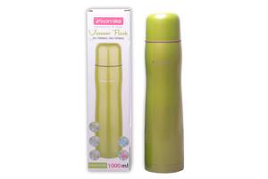 Термос зеленый 1000ml из нержавеющей стали KL226066 Kamille