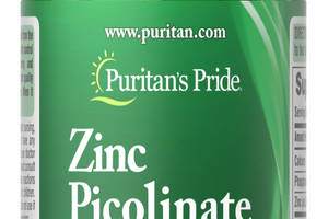Цинк пиколинат, Puritan's Pride, 25 мг, 100 капсул (31098)